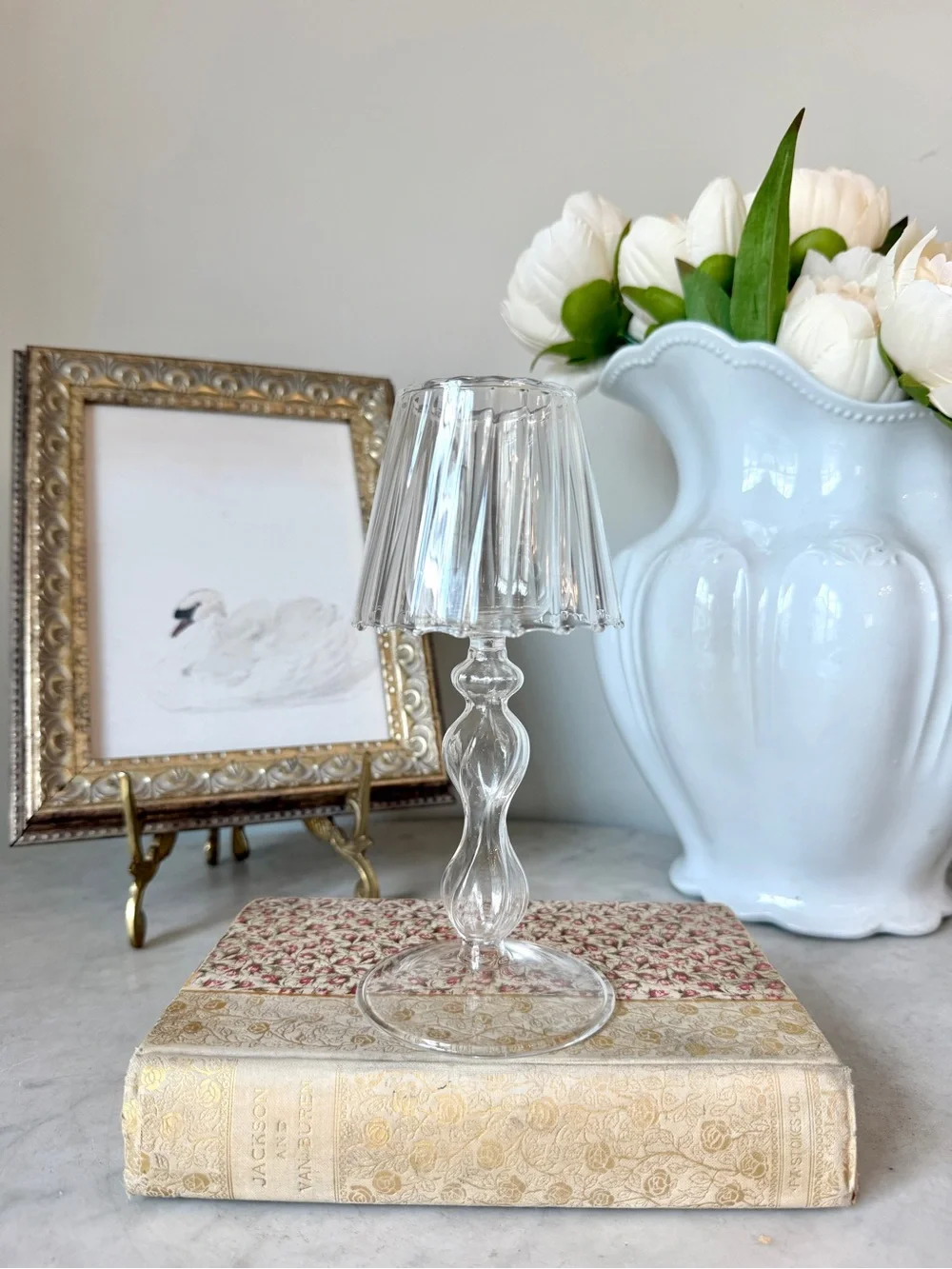 Glass Decorative Mini Lamp or Candle Votive